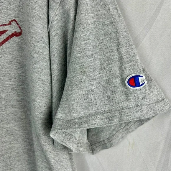 Champion Oklahoma University‎ OU Sooners Shirt Unisex 2XL Gray Short Sleeve - Picture 7 of 9